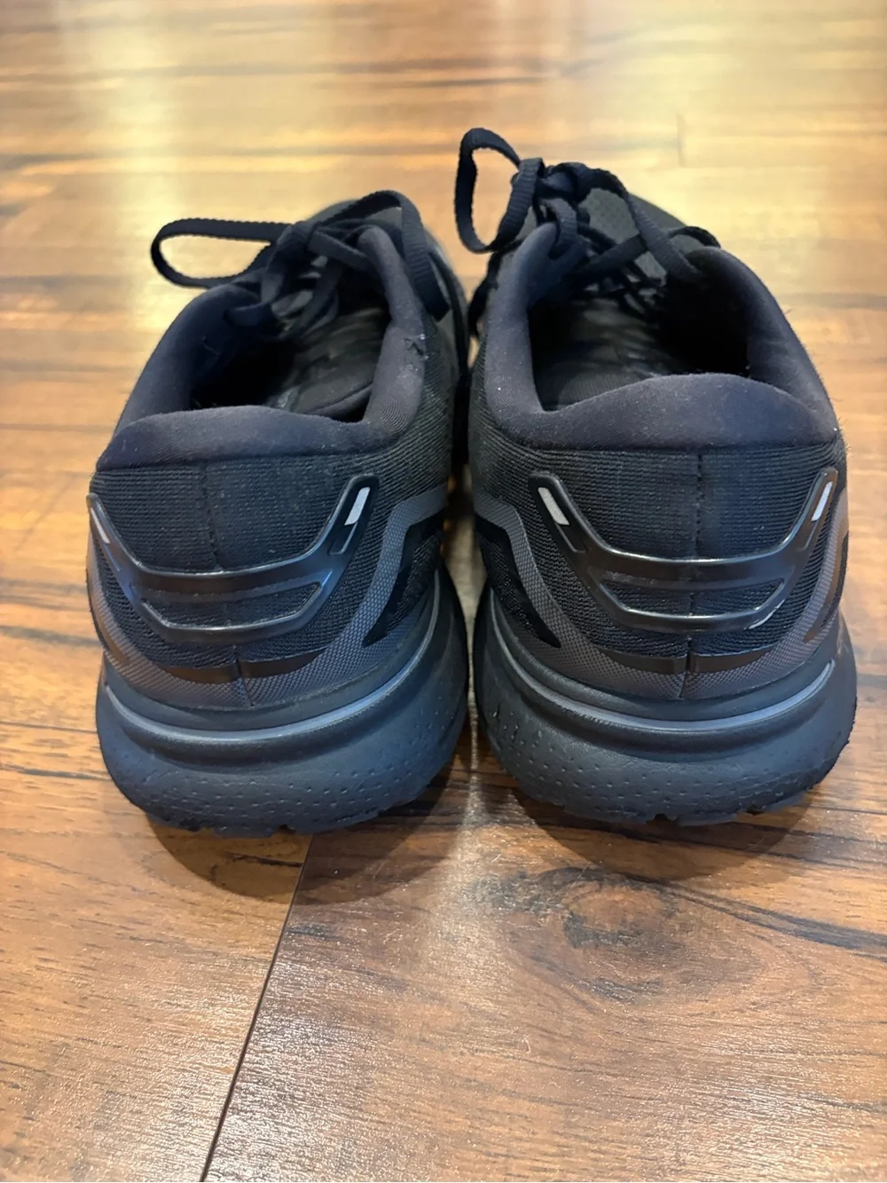 Brooks Ghost 15 Shoes Black Casual Comfort Sneakers Shoes Mens 12.5 Extra Wide